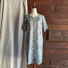 Load image into Gallery viewer, Vintage Polyester Midi Leaf Dress