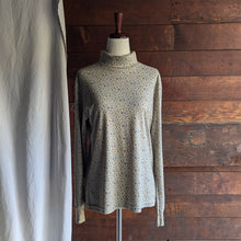 Load image into Gallery viewer, Y2K Vintage Leaf-Printed Turtleneck