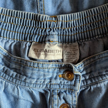 Load image into Gallery viewer, 90s Vintage Plus Size Denim Ruffle Skirt