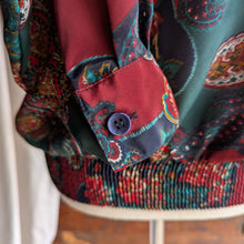 Load image into Gallery viewer, 80s/90s Vintage Paisley Blouse