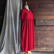 Load image into Gallery viewer, 90s Vintage Plus Size Red Jersey Knit Dress