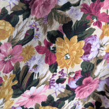 Load image into Gallery viewer, 90s Vintage Floral Print Flared Mini Dress