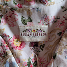 Load image into Gallery viewer, 90s Vintage Sweet Short Sleeve Floral Blouse