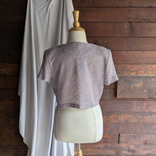 Load image into Gallery viewer, 90s Vintage Lavender Short Sleeve Knit Jacket