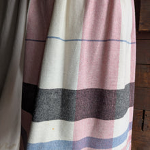 Load image into Gallery viewer, 80s Vintage Pink and White Plaid Skirt