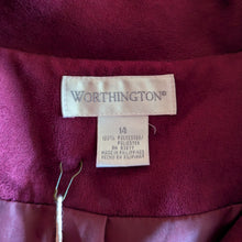 Load image into Gallery viewer, 90s Vintage Burgundy Button Front Dress