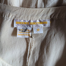 Load image into Gallery viewer, 90s Vintage Ivory Silk-Crepe Blouse