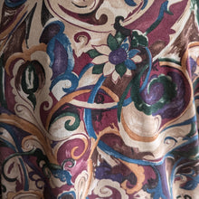 Load image into Gallery viewer, Upcycled Plus Size "Beetle in a Net" Asymmetrical Turtleneck