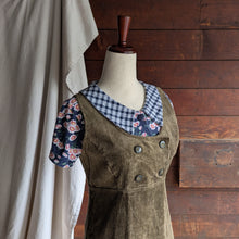 Load image into Gallery viewer, 90s Vintage Floral and Plaid Knit Top