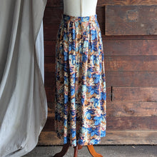 Load image into Gallery viewer, 90s Vintage Leaf & Bird Print Skirt