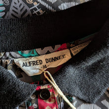 Load image into Gallery viewer, 90s Vintage Eclectic Patterned Poly Top