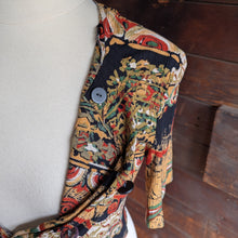 Load image into Gallery viewer, 90s Vintage Cropped Short Sleeve Blouse