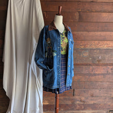 Load image into Gallery viewer, 90s Vintage Navy Plaid Mini Skirt