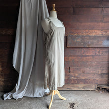 Load image into Gallery viewer, 90s Vintage Khaki Twill Overall Dress