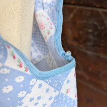 Load image into Gallery viewer, Vintage Blue Snap-Up Top