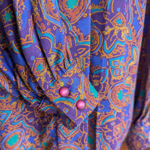 Load image into Gallery viewer, 90s Vintage Purple Pendleton Wizard Blouse