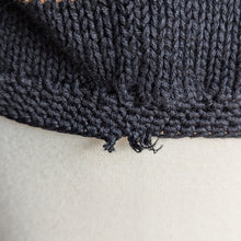 Load image into Gallery viewer, 90s Vintage Cropped Black and Brown Cardigan