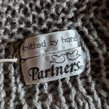 Load image into Gallery viewer, 80s Vintage Hand Knit Grey Sweater Vest