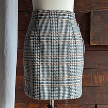 Load image into Gallery viewer, 90s Vintage Tweed Mini Pencil Skirt