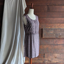 Load image into Gallery viewer, Y2K Vintage Overdyed Purple Sleeveless Mini Dress