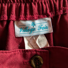 Load image into Gallery viewer, 90s Vintage Plus Size Red Button-Front Skirt