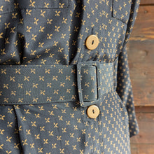 Load image into Gallery viewer, 80s Vintage Polyester Maxi Dress with Belt