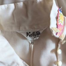 Load image into Gallery viewer, 70s Vintage Cream Asymmetrical Button Tunic