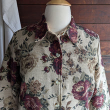 Load image into Gallery viewer, 90s/Y2K Vintage Floral Tapestry Jacket