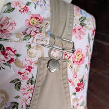 Load image into Gallery viewer, 90s Vintage Khaki Twill Overall Dress