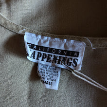 Load image into Gallery viewer, 90s Vintage Beige Twill Mini Dress