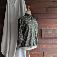 Load image into Gallery viewer, 90s Vintage Olive Fly Fishing Shirt