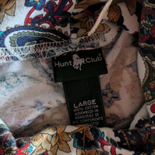 Load image into Gallery viewer, 90s Vintage White and Paisley Printed Turtleneck