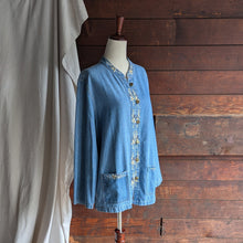 Load image into Gallery viewer, 90s Vintage Embroidered Denim Jacket
