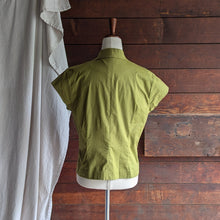 Load image into Gallery viewer, Y2K Vintage Green Short Sleeve Jacket