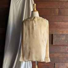 Load image into Gallery viewer, Y2K Vintage Plus Size Sheer Ruffled Blouse