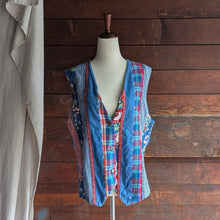 Load image into Gallery viewer, 90s Vintage Denim Patchwork Vest