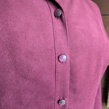 Load image into Gallery viewer, 90s Vintage Burgundy Button Front Dress