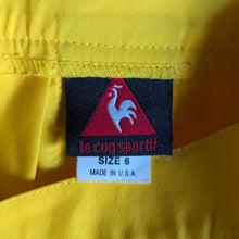 Load image into Gallery viewer, Vintage Yellow Pleated Tennis Skirt