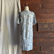 Load image into Gallery viewer, Vintage Polyester Midi Leaf Dress