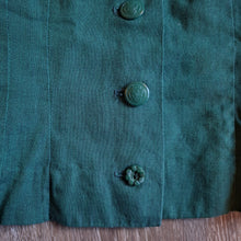 Load image into Gallery viewer, 50s/60s Vintage Green Girl Scout Top