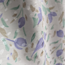 Load image into Gallery viewer, 80s Vintage Flowy White Floral Maxi Skirt