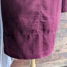 Load image into Gallery viewer, 90s Vintage Burgundy Button Front Dress