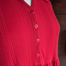 Load image into Gallery viewer, 90s Vintage Plus Size Red Jersey Knit Dress