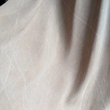 Load image into Gallery viewer, 90s Vintage Tan Layered Dress With Attached Lace Vest