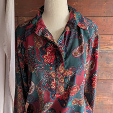 Load image into Gallery viewer, 80s/90s Vintage Paisley Blouse