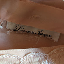 Load image into Gallery viewer, 90s Vintage Pale Pink Polyester Lace Blouse