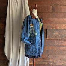 Load image into Gallery viewer, 90s Vintage Frog Applique Denim Barn Coat
