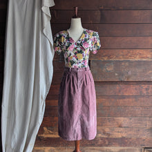 Load image into Gallery viewer, 90s Vintage Floral Print Flared Mini Dress