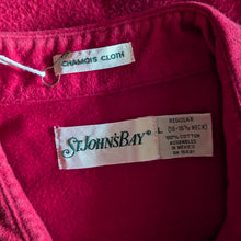Load image into Gallery viewer, 80s/90s Vintage Mens Red Chamois Flannel