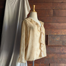 Load image into Gallery viewer, Y2K Vintage Plus Size Sheer Ruffled Blouse